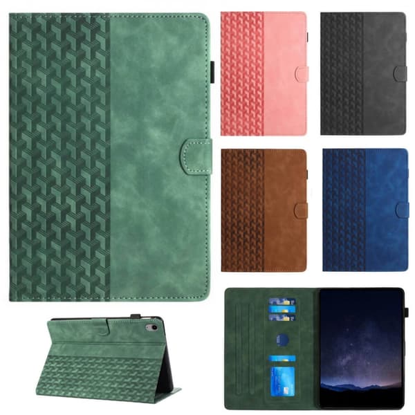 Fodral iPad (A16) (2025) Kuber - 5 Färger Rosa