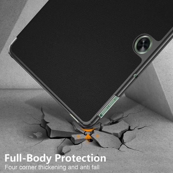 For OnePlus Pad Go Tri-fold Stand Nettbrettdeksel Tablet PU-læreretui
