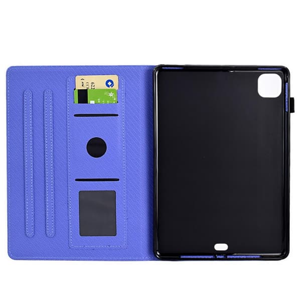 Fodral iPad Air (2022) Vävmönster - Lila