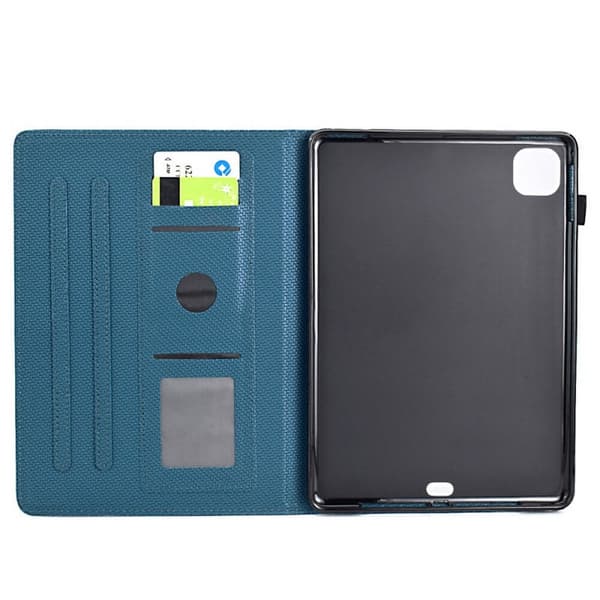 Fodral iPad Air (2022) Vävmönster - Blå