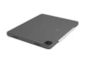 Miniatyrbild 4 av 5: Logitech Combo Touch - Tangentbord och foliefodral - med pekdyna - bakgrundsbelyst - Apple Smart connector - AZERTY - fransk - grafit - för Apple 11-