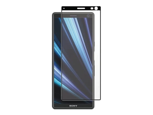 Panzer Premium Curved Glass - Skärmskydd för mobiltelefon - glas - ramfärg svart - för Sony XPERIA 10