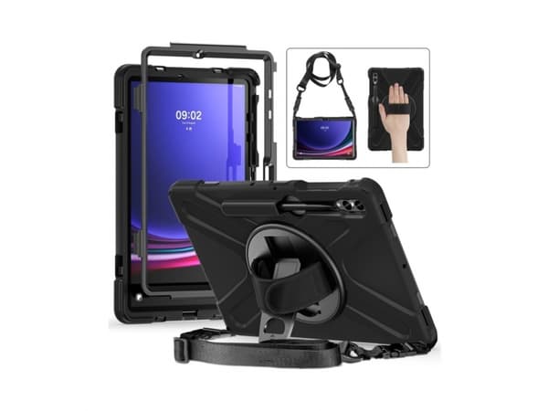 Insmat - Bakstycke till surfplatta - grovt - robust pansar - polykarbonat, gummi, termoplastisk polyuretan (TPU) - för Samsung Galaxy Tab S8, Tab S9