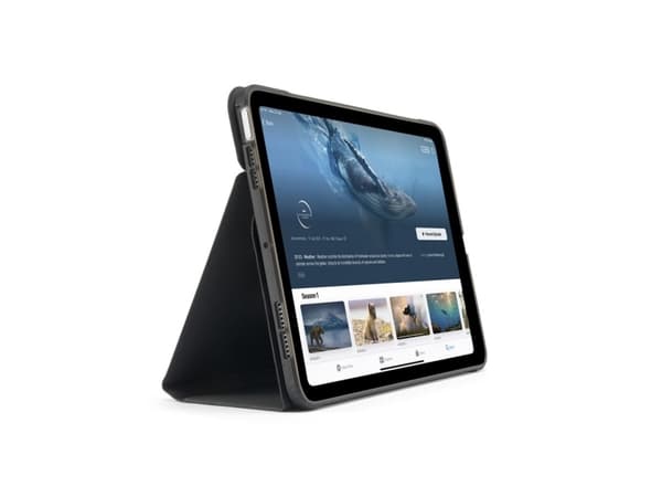 "Pipetto Origami No6 fodral med stativ för iPad Air 11 (2024) / iPad Air 10.9 (2022/2020) - svart