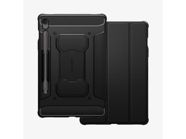 Spigen Rugged Armor Pro - Etui Samsung Galaxy Tab S10 FE+ 13.1" (Czarny)