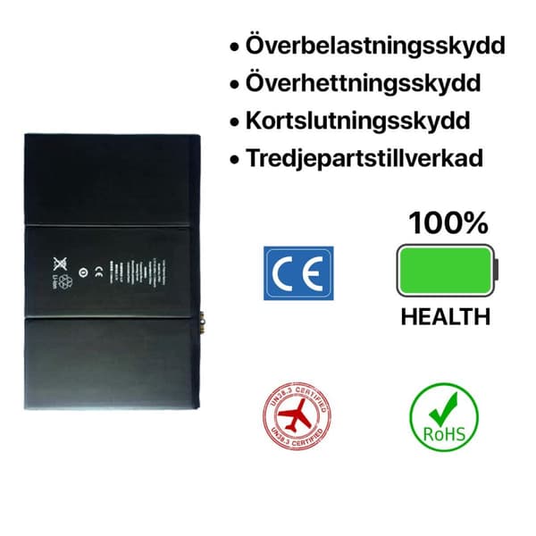 iPad 3/iPad 4 Batteri Hög Kvalité