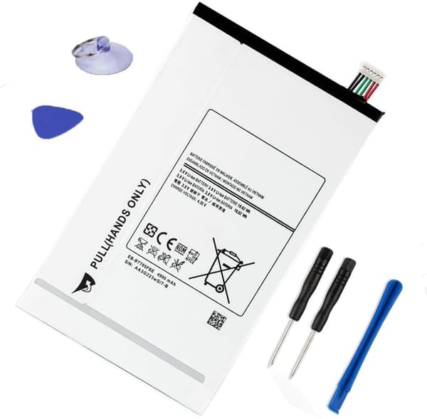 Samsung 3.8V 4900mAh EB-BT705FBE Tablet Battery för Galaxy Tab S 8.4 SM-T700 SM-T700N SM-T705 SM-T705C SM-T705Y SM-T707 SM-T707A Batteri