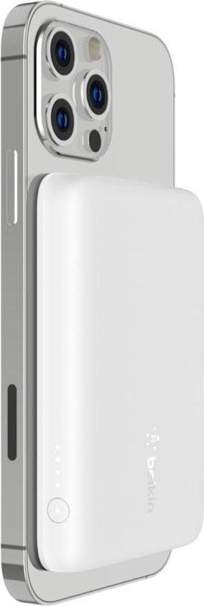 Belkin BPD002BTWH virtapankki 2500 mAh Langaton lataus Valkoinen