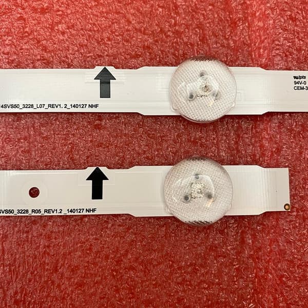 LED-taustavalo nauha, yhteensopiva Samsung UE50J5500AW ja UE50H5500AW:n kanssa.