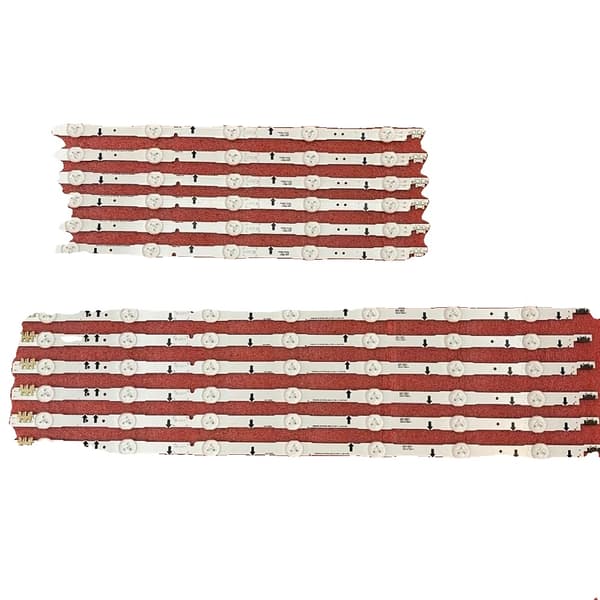 LED-taustavalo nauha, yhteensopiva Samsung UE50J5500AW ja UE50H5500AW:n kanssa.
