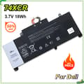 Miniatyrbillede 2 af 5: Laptopbatteri, 3.7V spænding, 18WH kapacitet, 2-celle design