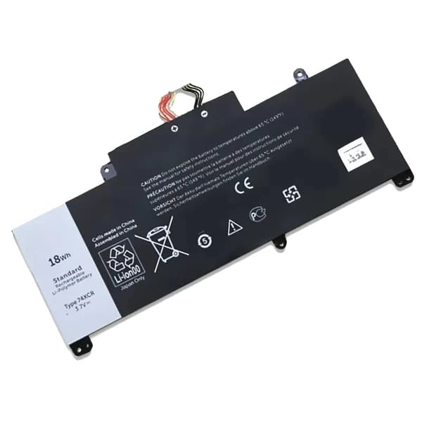 Laptopbatteri, 3.7V spænding, 18WH kapacitet, 2-celle design