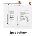 Pikkukuva 2 / 2: Tabletin akku, 4000mAh kapasiteetti, yhteensopiva tiettyjen mallien kanssa, 2 kpl setti,2kpl akkua