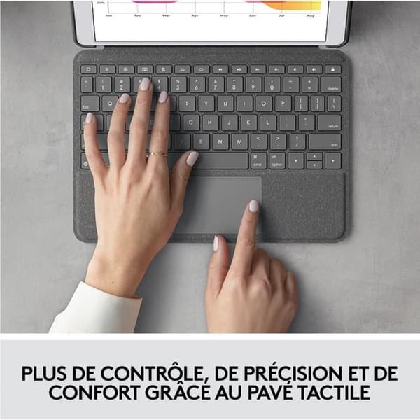 LOGITECH Keyboard Combo Touch IPAD Graphite