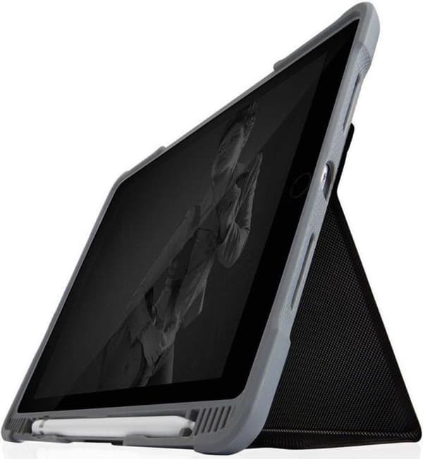 Dux Plus duo etui| Apple iPad 10.2" 2019| sort/gennemsigtig | (STM-222-236JU-01)