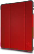Miniatyrbillede 8 af 10: STM dux Plus Duo - Flip-etui til tablet - polycarbonat, termoplastisk polyurethan (TPU) - rød - til Apple 10,2" iPad (7. generation)