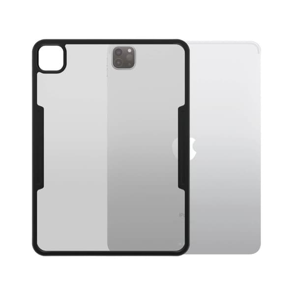 PanzerGlass ClearCase - Black Edition - bagcover til tablet - plastik, hærdet glas - til Apple 27,90 cm (11") iPad Pro (1. generation, 2. generation,