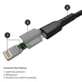 Pikkukuva 3 / 6: StarTech.com Premium USB-A-Lightning-kaapeli 2 m musta - USB Type A - Lightning Charge & Sync -latauskaapeli - Vahvistettu aramidikuiduilla - Apple MF