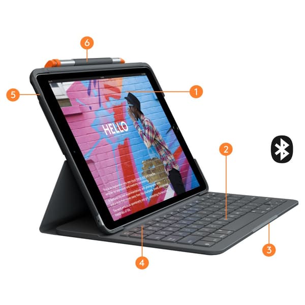 Logitech Slim Folio til iPad (7. generation)