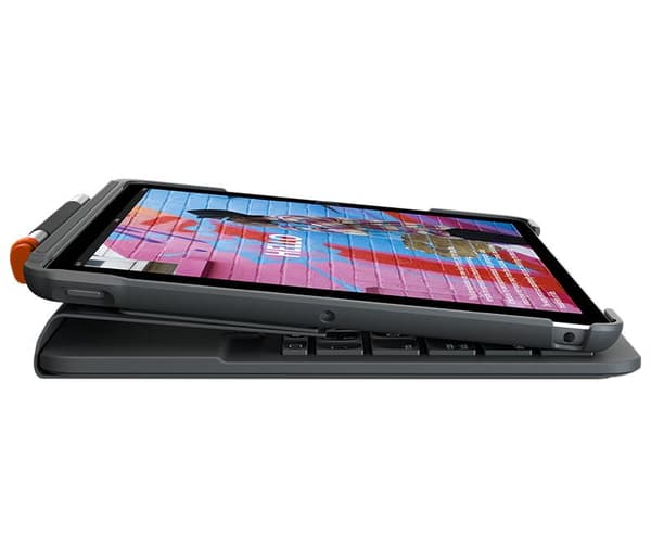 Logitech Slim Folio Graphite Bluetooth QWERTZ tysk