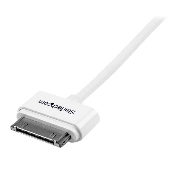StarTech.com Apple 30-stifts dockningskontakt till USB-kabel 1m för iPhone / iPod / iPad med stegkontakt