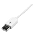 Miniatyrbild 4 av 4: StarTech.com Apple 30-stifts dockningskontakt till USB-kabel 1m för iPhone / iPod / iPad med stegkontakt