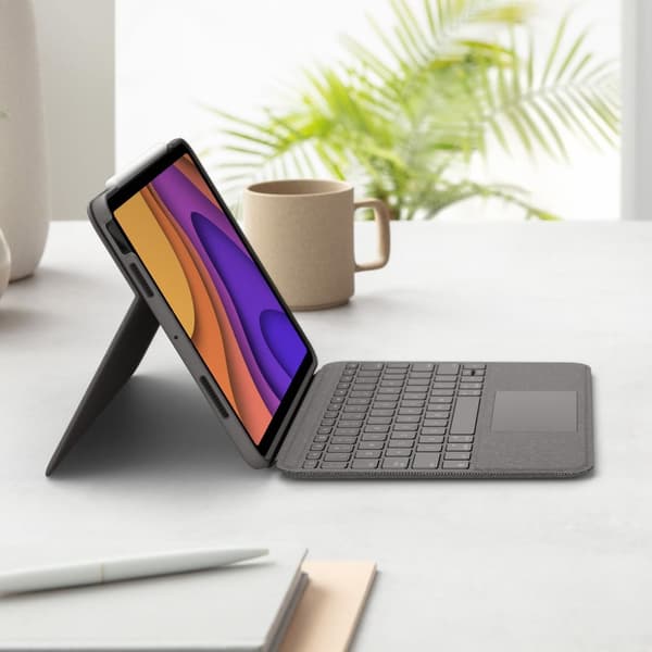 Logitech Folio Touch Grey Smart Connector QWERTZ tyska