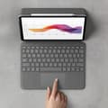 Miniatyrbild 2 av 11: Logitech Folio Touch Grey Smart Connector QWERTZ tyska