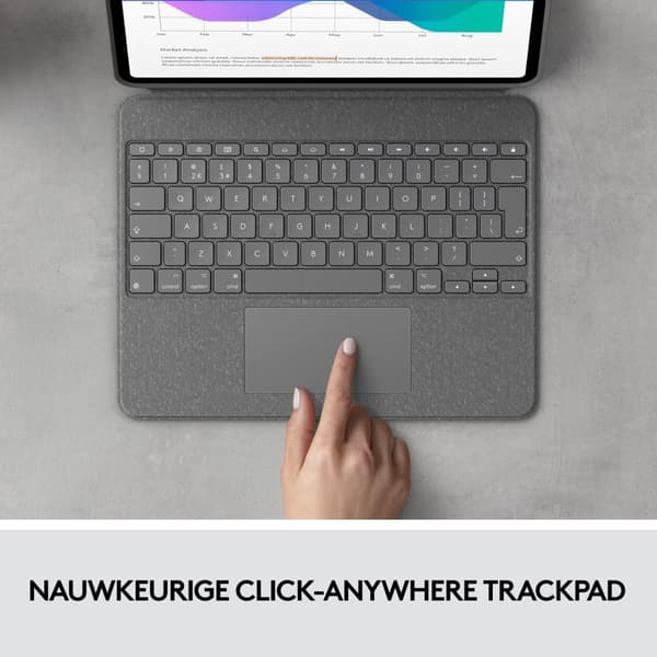 Logitech Combo Touch för iPad Pro 12,9-tum (5:e generationen)