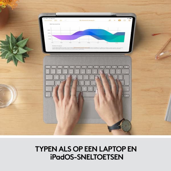 Logitech Combo Touch för iPad Pro 12,9-tum (5:e generationen)