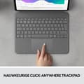 Miniatyrbillede 4 af 11: Logitech Combo Touch Grey Smart Connector QWERTZ Tysk