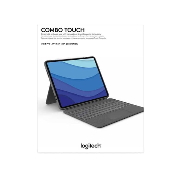 Logitech Combo Touch Grey Smart Connector QWERTZ Tysk