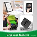 Miniatyrbillede 4 af 8: 4smarts Rugged Case Grip til Apple iPad 10.9 (2022 10. Gen.) sort (540233)