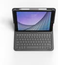 Miniatyrbillede 4 af 8: ZAGG Messenger Folio 2 - tastatur og folio-etui - Bluetooth - QWERTZ - Tysk - kultastatur, trækulshylster - til Apple 10,2" iPad (7. generation, 8. ge