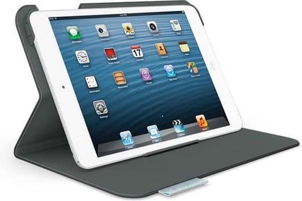 Logitech Folio Protective Case - Skyddsfodral för surfplatta - Carbon Black