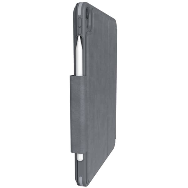 ZAGG Pro Keys - näppäimistö ja foliokotelo - taustavalaistu - Bluetooth - QWERTZ - saksalainen - musta/harmaa näppäimistö, musta/harmaa kotelo - Apple