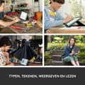 Miniatyrbillede 6 af 8: Logitech Rugged Folio - Tastatur og folio-etui - Apple Smart-stik - QWERTY - GB - Grafit (920-011206)