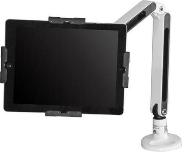StarTech.com Desk Tablet Holder - Drejelig arm - Til iPad og Android - Hvid - Tabletholder - Tabletholder - Monteringssæt - justerbar arm - til tablet