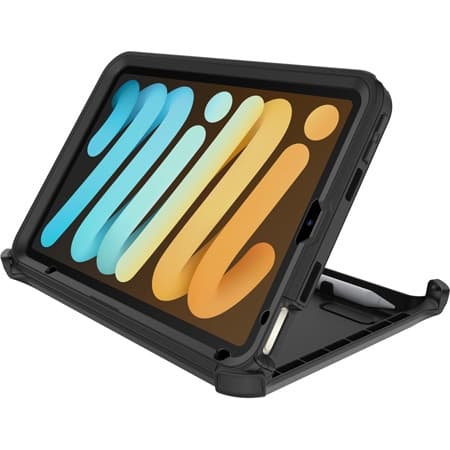 OtterBox Defender Series - Takakansi tabletille - Suojateline - Polykarbonaatti, synteettiset kuidut - Musta - Apple iPad minille (6. sukupolvi)