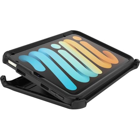 OtterBox Defender Series - Takakansi tabletille - Suojateline - Polykarbonaatti, synteettiset kuidut - Musta - Apple iPad minille (6. sukupolvi)