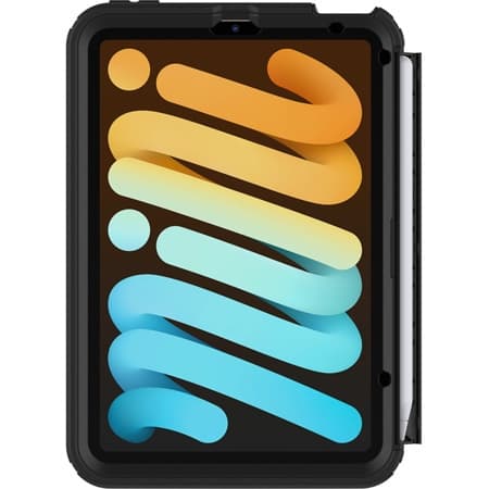 OtterBox Defender Series - Takakansi tabletille - Suojateline - Polykarbonaatti, synteettiset kuidut - Musta - Apple iPad minille (6. sukupolvi)