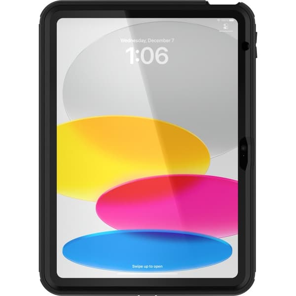 OtterBox Defender Series - Suojaava tablettikotelo - kestävä - musta - Applen 10,9 tuuman iPadille (10. sukupolvi)