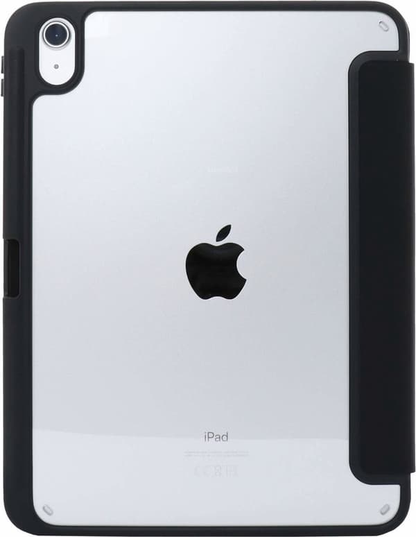 JT Berlin reol etui til Apple iPad 10.9 (2022) med penneholder - sort / klar