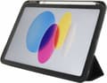Miniatyrbillede 2 af 5: JT Berlin reol etui til Apple iPad 10.9 (2022) med penneholder - sort / klar