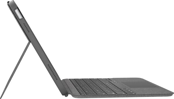 Logitech Combo Touch irrotettava näppäimistökotelo iPadille (10. sukupolvi) - Näppäimistö ja Foliokotelo - Ohjauslevyllä - Taustavalo - Apple Smart Co