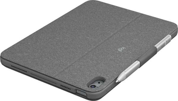 Logitech Combo Touch irrotettava näppäimistökotelo iPadille (10. sukupolvi) - Näppäimistö ja Foliokotelo - Ohjauslevyllä - Taustavalo - Apple Smart Co