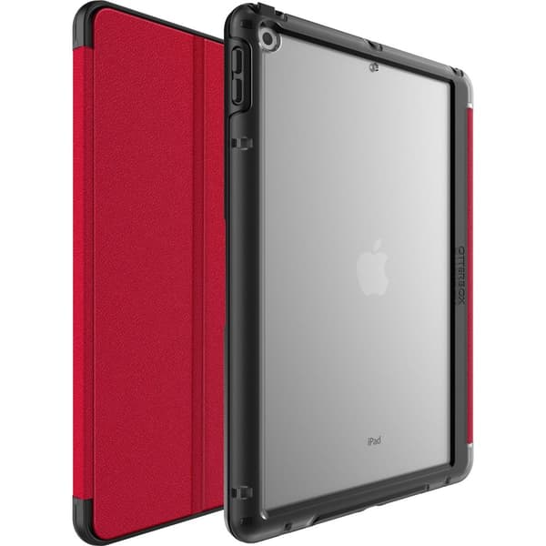 OtterBox Symmetry Series - Flip-etui til tablet - Polycarbonat, syntetiske fibre - Ruby Sky - 10,2" - til Apple 10,2" iPad (7. generation, 8. generati