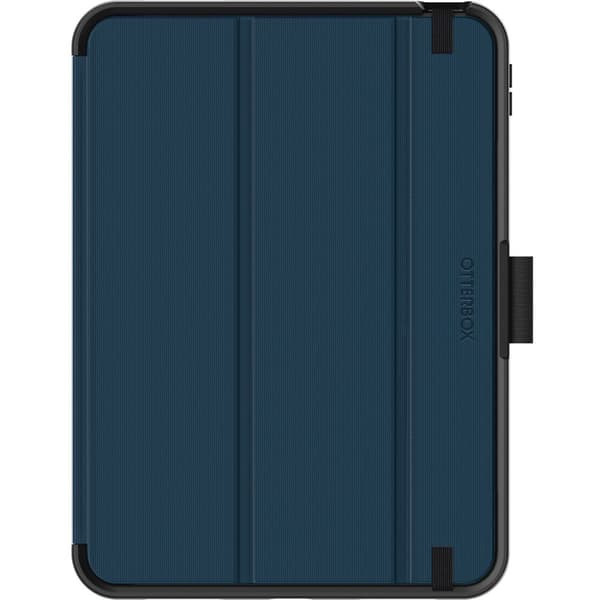 OtterBox Symmetry Folio-etui til iPad 10. generation - Stødsikker - Drop-resistent - Slankt beskyttelsescover - Testet i militærkvalitet - Blå (77-899