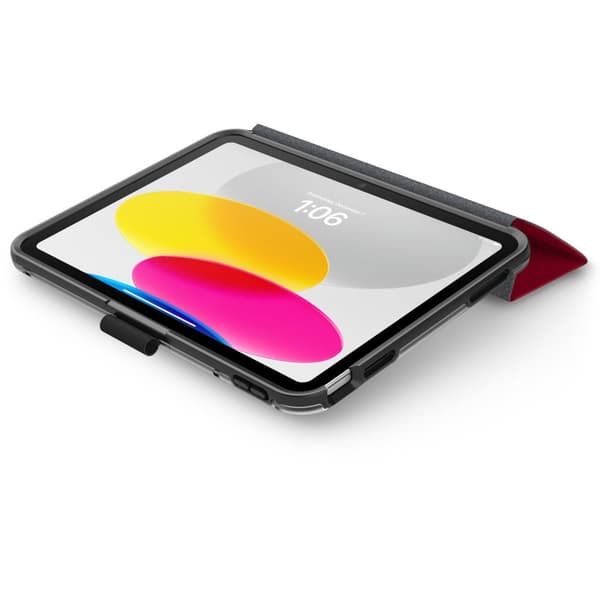 OtterBox Symmetry Series Folio - Flip-fodral för surfplatta - Polykarbonat, Syntetfiber - Ruby Sky - för Apple 10,9-tums iPad