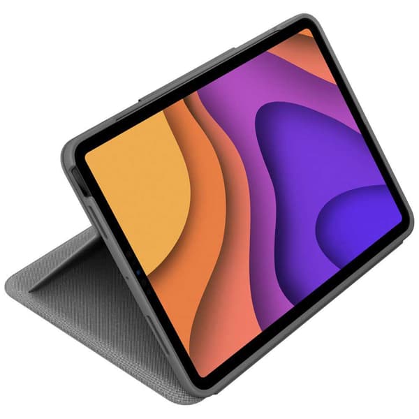 Logitech Kansi Näppäimistöllä Folio Touch Ipad Air Harmaa Spanish QWERTY